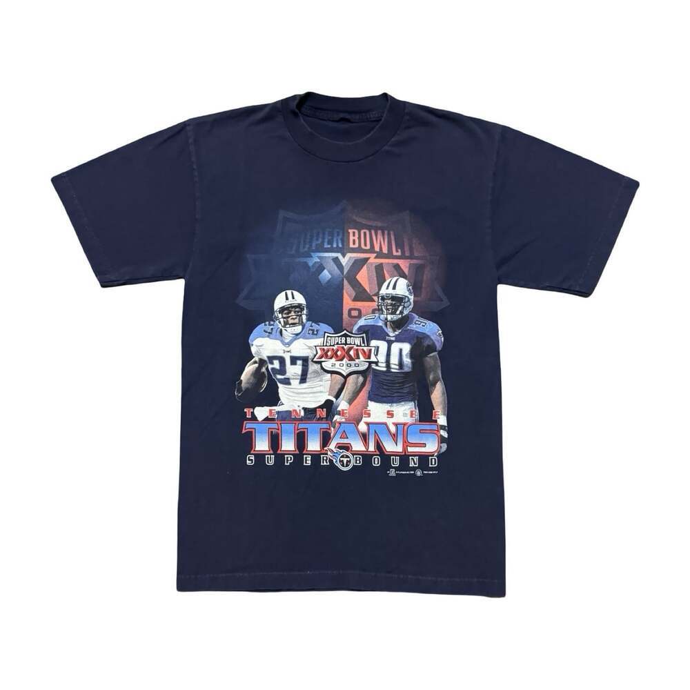 Vintage 2000 Tennessee Titans Super Bowl Bound Tshirt Size Small
